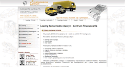 Desktop Screenshot of centrum-finansowania.pl